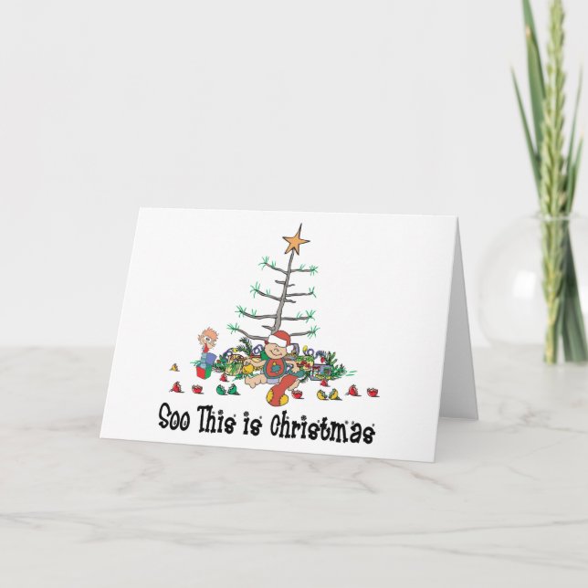 Cartes Pour Fêtes Annuelles Premier Noël du bébé (Devant)