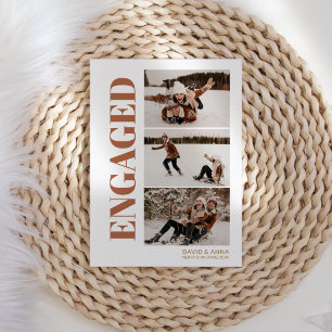 Cartes Pour Fêtes Annuelles Premier Noël Engagé 3 Photo Moderne
