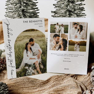 Cartes Pour Fêtes Annuelles Premier Noël engagé Photo Noël