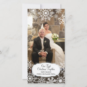 Cartes Pour Fêtes Annuelles Premier Noël ensemble - Élégant flocon de neige