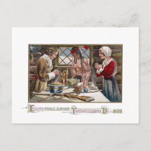 Cartes Pour Fêtes Annuelles Premier Thanksgiving
