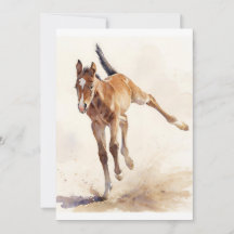 Première aquarelle de Gallop