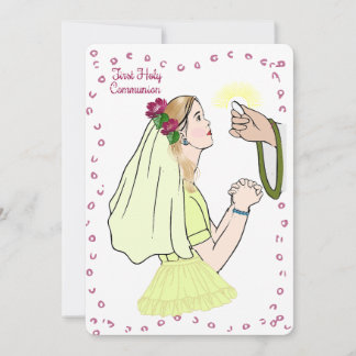 Cartes Pour Fêtes Annuelles Première communion
