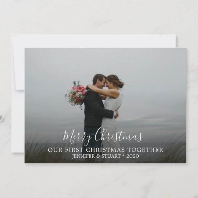 Cartes Pour Fêtes Annuelles Premiers noël ensemble photo Joyeux Noël (Devant)