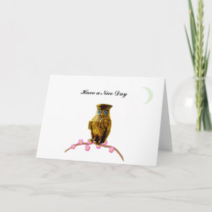 Cartes Pour Fêtes Annuelles Prenez un Jour de Noël Chouette