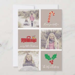 Cartes Pour Fêtes Annuelles Prenez un joyeux petit bloc de Noël photo