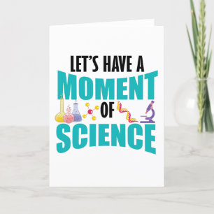 Cartes Pour Fêtes Annuelles Prenons un moment de science