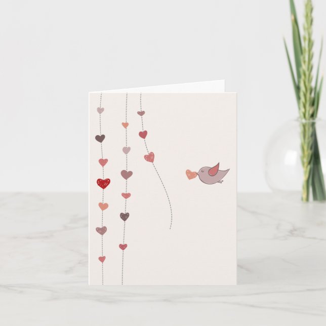 Cartes Pour Fêtes Annuelles Préparations de Saint-Valentin (Devant)