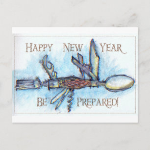 Cartes Pour Fêtes Annuelles Préparez-vous pour le Nouvel An