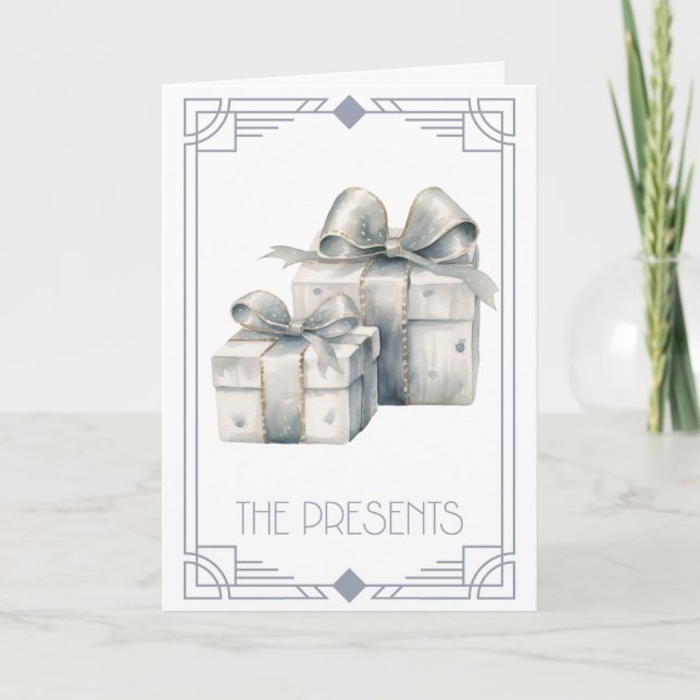 Cartes Pour Fêtes Annuelles Présentations de Noël (Devant)