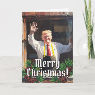 Cartes Pour Fêtes Annuelles Président Donald Trump Restauration rapide Noël 20