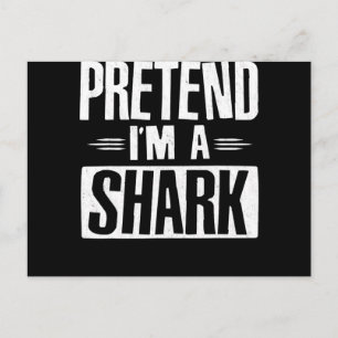 Cartes Pour Fêtes Annuelles Pretend Venin de Shark Funny