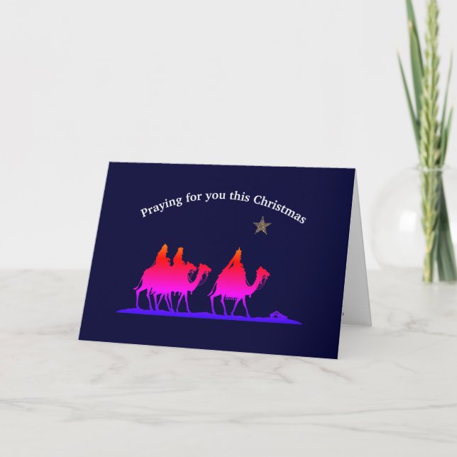 Cartes Pour Fêtes Annuelles Prier au lait pour vous Noël (Devant)