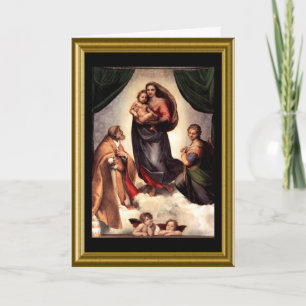 Cartes Pour Fêtes Annuelles Prière de paix de St Francis - Noël