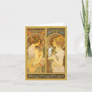 Cartes Pour Fêtes Annuelles Primevère et cannette