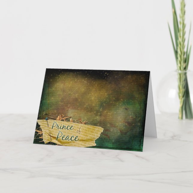 Cartes Pour Fêtes Annuelles Prince de paix (Devant)