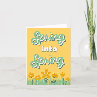 Cartes Pour Fêtes Annuelles Printemps au printemps