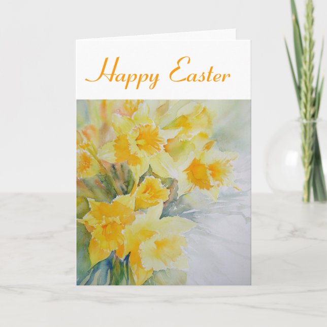Cartes Pour Fêtes Annuelles Printemps frais (Devant)