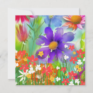 Cartes Pour Fêtes Annuelles Printemps glorieux