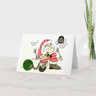 CARTES POUR FÊTES ANNUELLES PRISON PÈRE NOËL