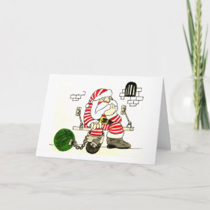 CARTES POUR FÊTES ANNUELLES PRISON PÈRE NOËL