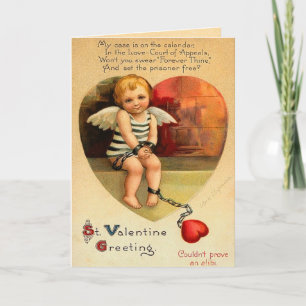 Cartes Pour Fêtes Annuelles Prisoner of Love Valentine's Day Card
