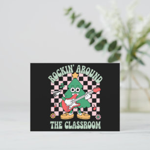 Cartes Pour Fêtes Annuelles Prof chic Noël qui déchire en classe