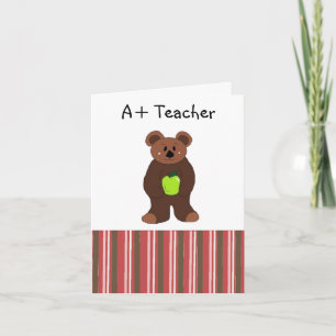 Cartes Pour Fêtes Annuelles Professeur A+