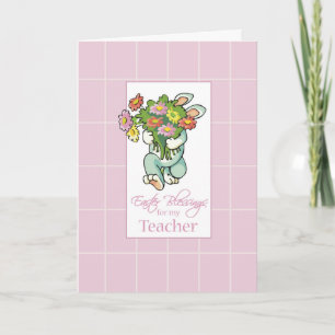Cartes Pour Fêtes Annuelles Professeur, Bouquet des Bénédictions de Pâques