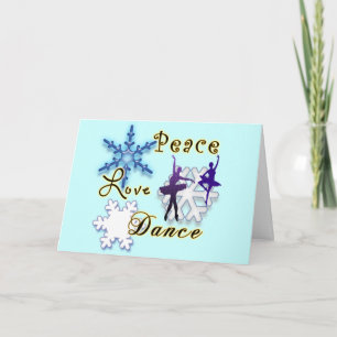 Cartes Pour Fêtes Annuelles Professeur de danse Ballerina Vacances non-dénomin