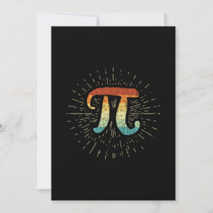 Cartes Pour Fêtes Annuelles Professeur de mathématiques Cute Pi
