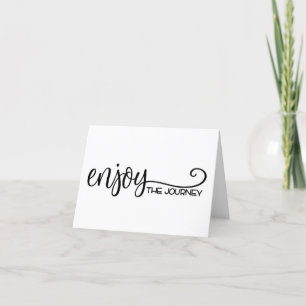 CARTES POUR FÊTES ANNUELLES **PROFITEZ DU VOYAGE** FÉLICITATIONS