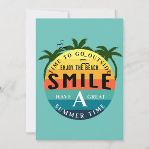 Cartes Pour Fêtes Annuelles Profitez d'une belle période estivale