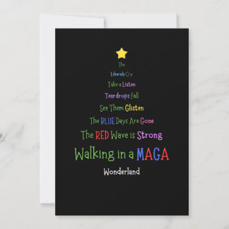Cartes Pour Fêtes Annuelles Promenade dans un merveilleux monde MAGA