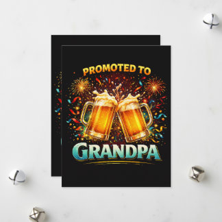 Cartes Pour Fêtes Annuelles Promu au futur grand-père