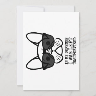Cartes Pour Fêtes Annuelles Propriétaire Cool French Bulldog