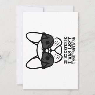 Cartes Pour Fêtes Annuelles Propriétaire Cool French Bulldog