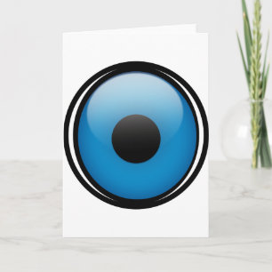 Cartes Pour Fêtes Annuelles Protection des yeux mal Grec Ojo
