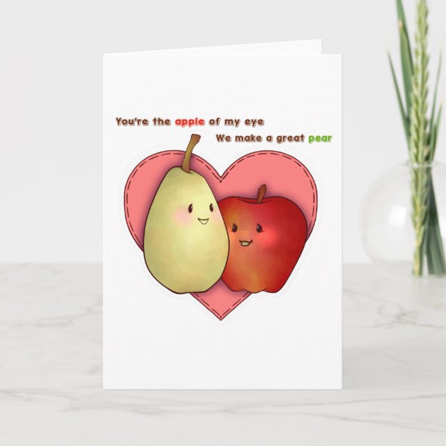 Cartes Pour Fêtes Annuelles Prunelle de mon oeil (Devant)