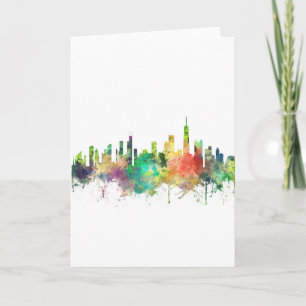 CARTES POUR FÊTES ANNUELLES PS D'HORIZON DE CHICAGO, L'ILLINOIS -