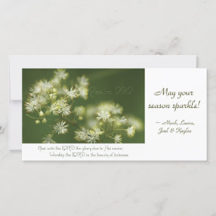 Cartes Pour Fêtes Annuelles Psaume 29:2 Photocarte d'écriture