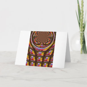 Cartes Pour Fêtes Annuelles Psychédélique Pâques Kaleidoscope Art