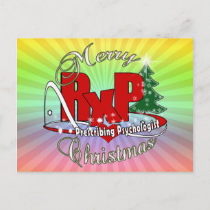 Cartes Pour Fêtes Annuelles Psychologue de Noël RxP.