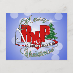 Cartes Pour Fêtes Annuelles Psychologue de Noël RxP.