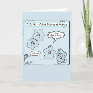 Cartes Pour Fêtes Annuelles "Public Display of Mitosis" Valentine's Day Card