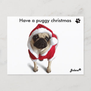 Cartes Pour Fêtes Annuelles Pug