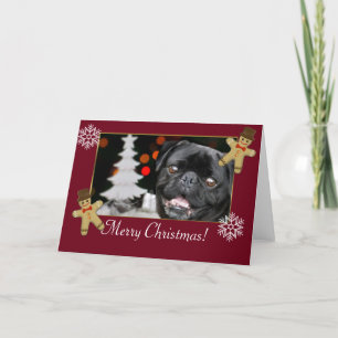 Cartes Pour Fêtes Annuelles pug