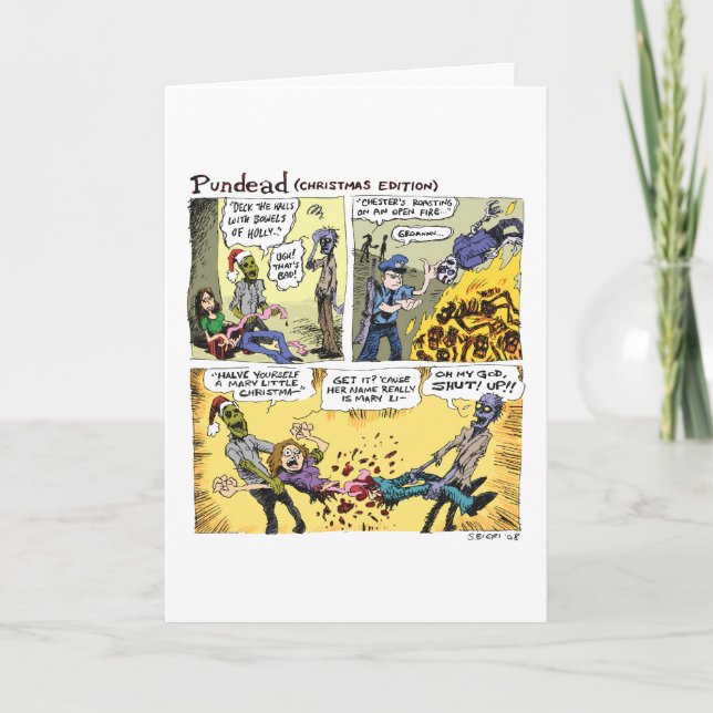 Cartes Pour Fêtes Annuelles Pundead (Devant)