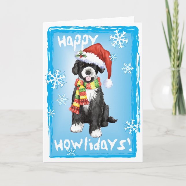 Cartes Pour Fêtes Annuelles PWD heureux de Howlidays (Devant)