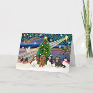 Cartes Pour Fêtes Annuelles Quad magique de Noël